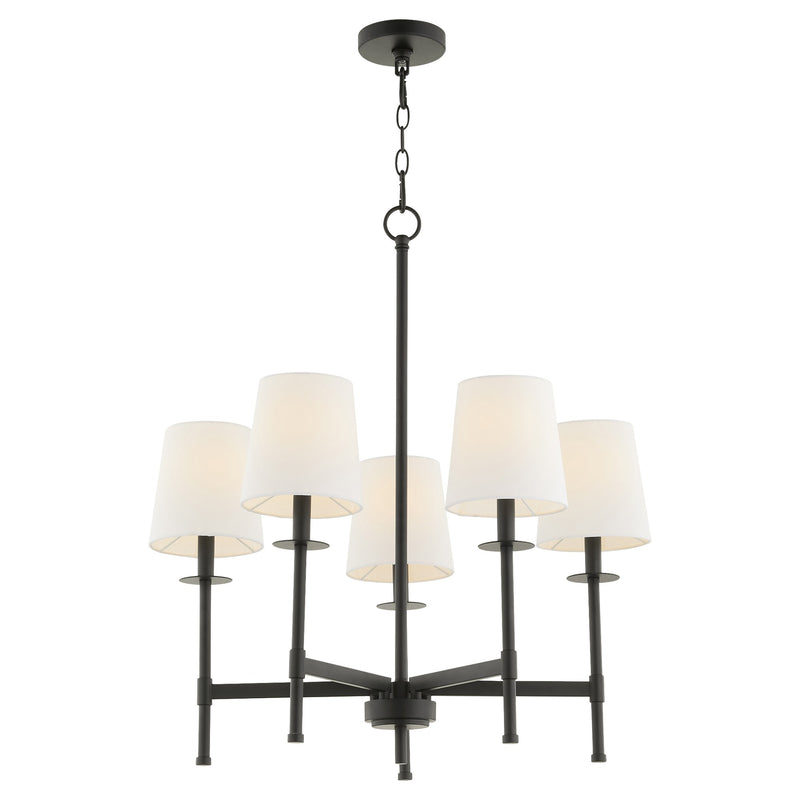 Belshaw 5 Light Chandelier in Matte Black