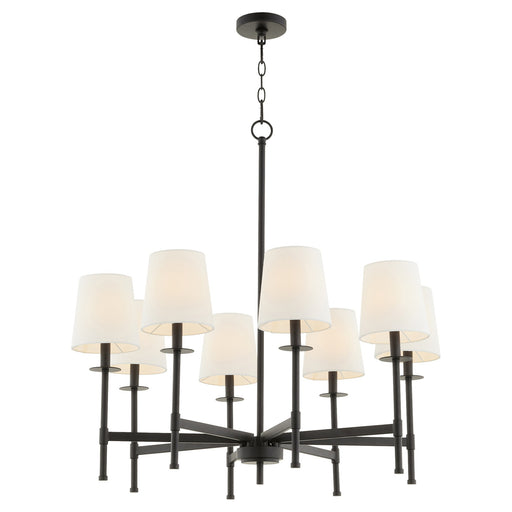 Belshaw 8 Light Chandelier in Matte Black