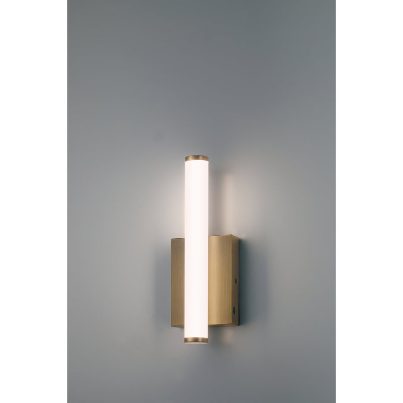 Grace LED Bath Sconce in Antique Brushed Brass