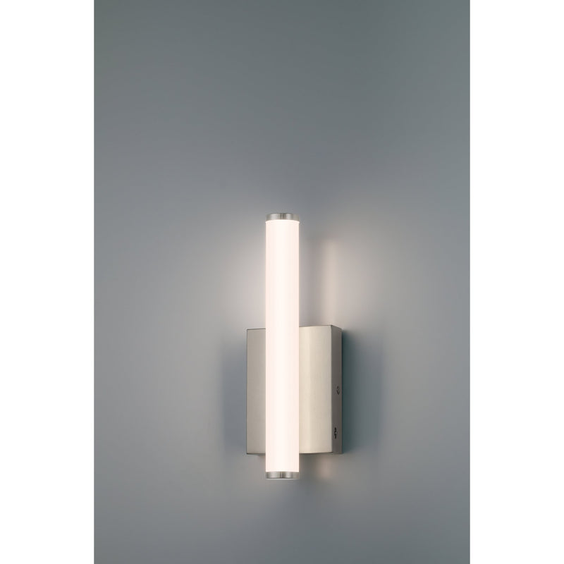 Grace LED Bath Sconce in Brushed Steel