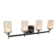 Perch 4-Light LED Bath Vanity Light in Brushed Steel