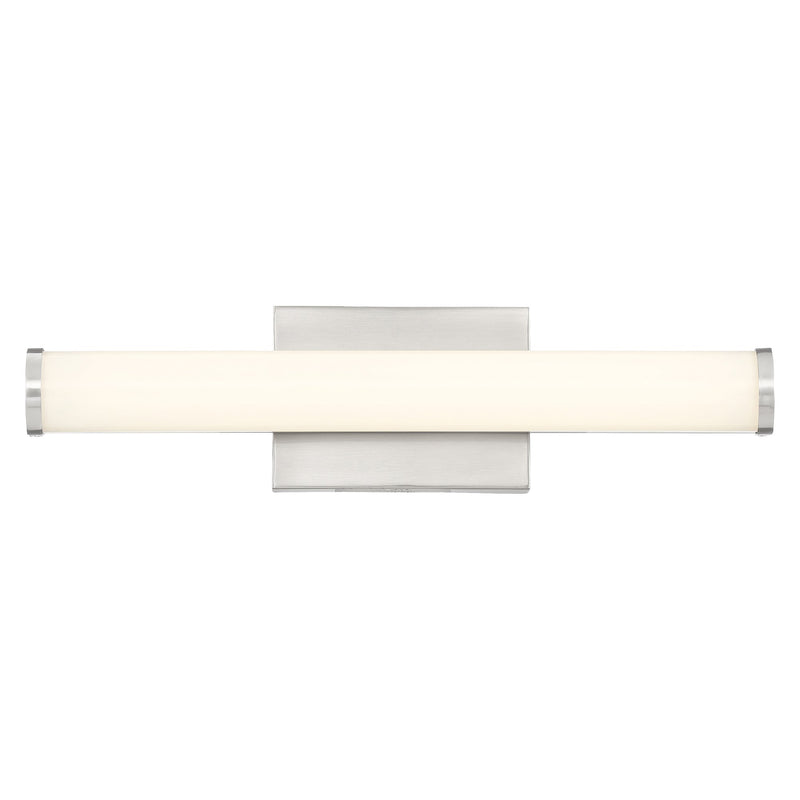 Arc 18" LED Bath Vanity Light in Brushed Steel