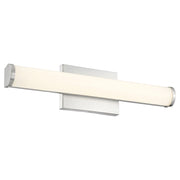 Arc 18" LED Bath Vanity Light in Brushed Steel