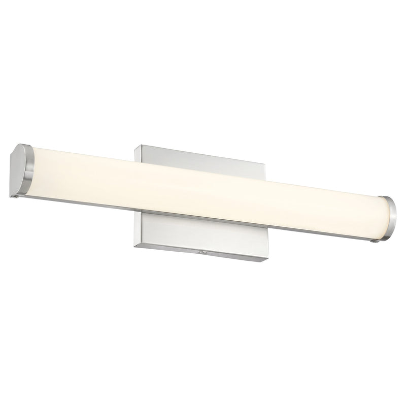 Arc 18" LED Bath Vanity Light in Brushed Steel