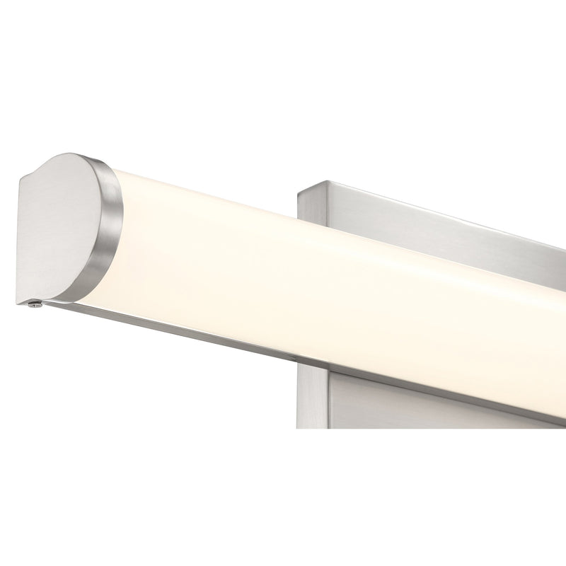 Arc 36" LED Bath Vanity Light in Brushed Steel