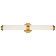 Aqua 25.25" LED Bath Vanity Light in Brushed Gold