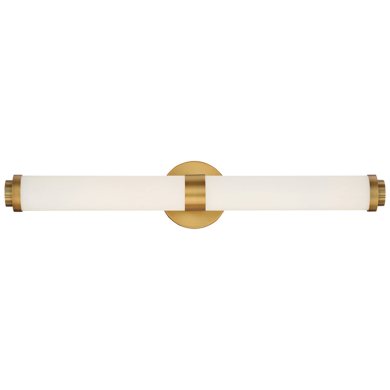 Aqua 25.25" LED Bath Vanity Light in Brushed Gold