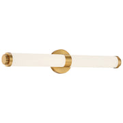 Aqua 25.25" LED Bath Vanity Light in Brushed Gold