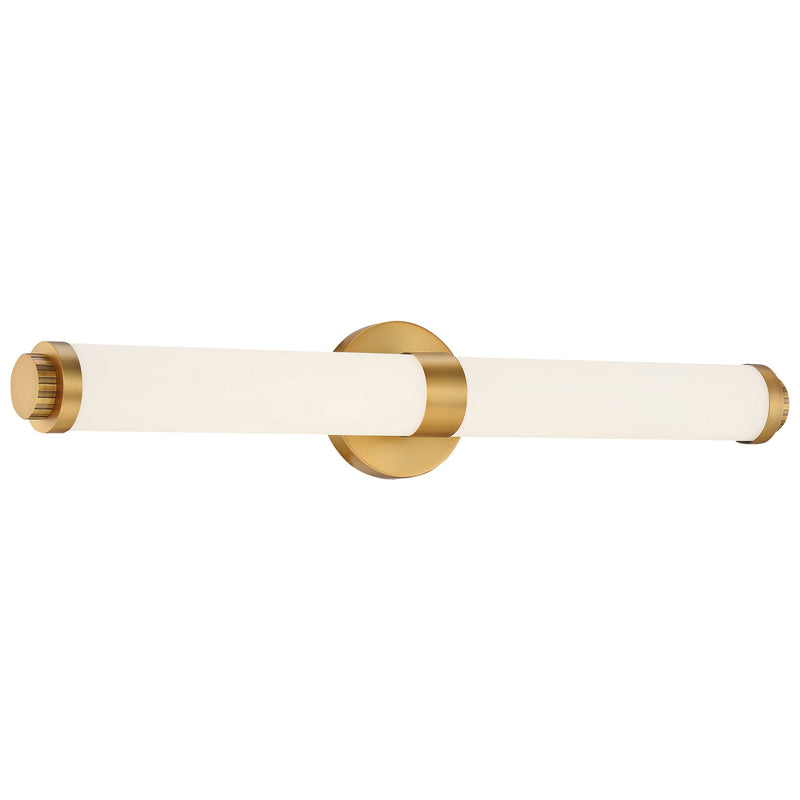 Aqua 25.25" LED Bath Vanity Light in Brushed Gold