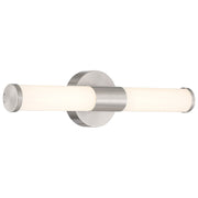 Retreat 18" LED Bath Vanity Light in Brushed Steel
