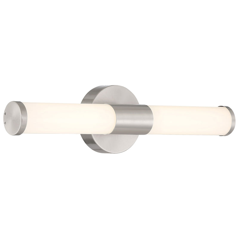 Retreat 18" LED Bath Vanity Light in Brushed Steel