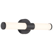Retreat 18" LED Bath Vanity Light in Matte Black