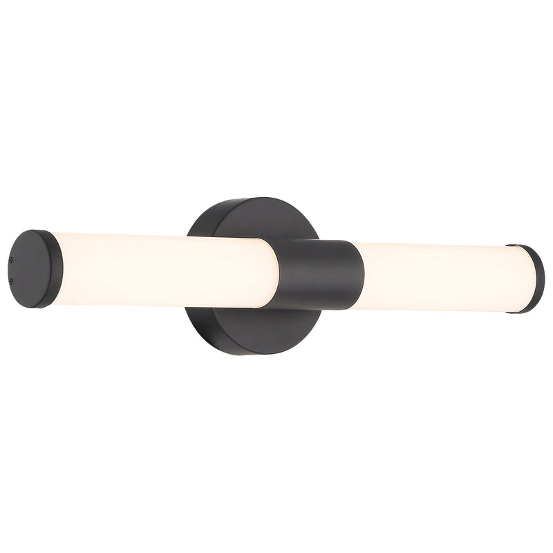 Retreat 18" LED Bath Vanity Light in Matte Black