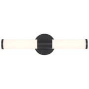 Retreat 18" LED Bath Vanity Light in Matte Black