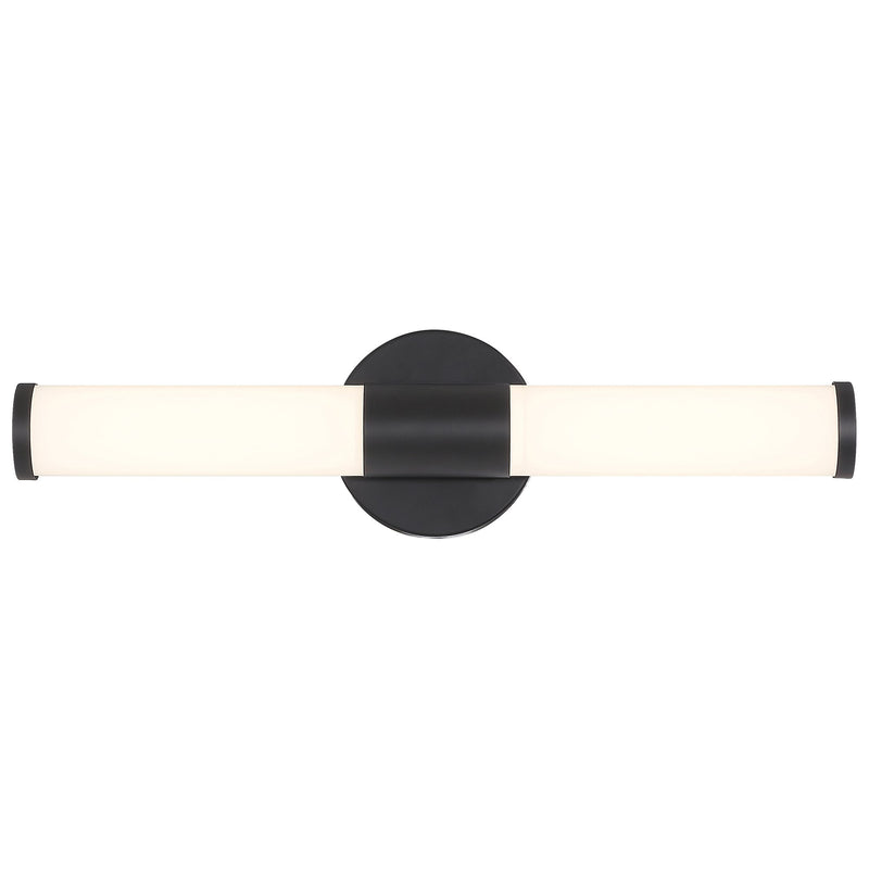 Retreat 18" LED Bath Vanity Light in Matte Black