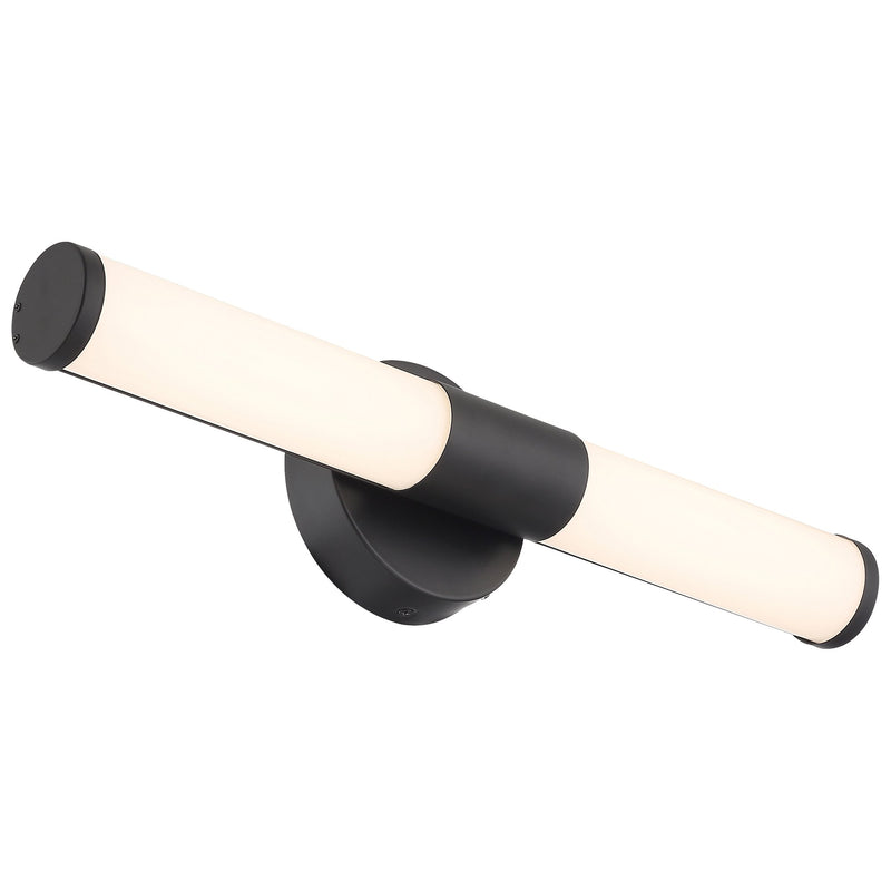 Retreat 18" LED Bath Vanity Light in Matte Black