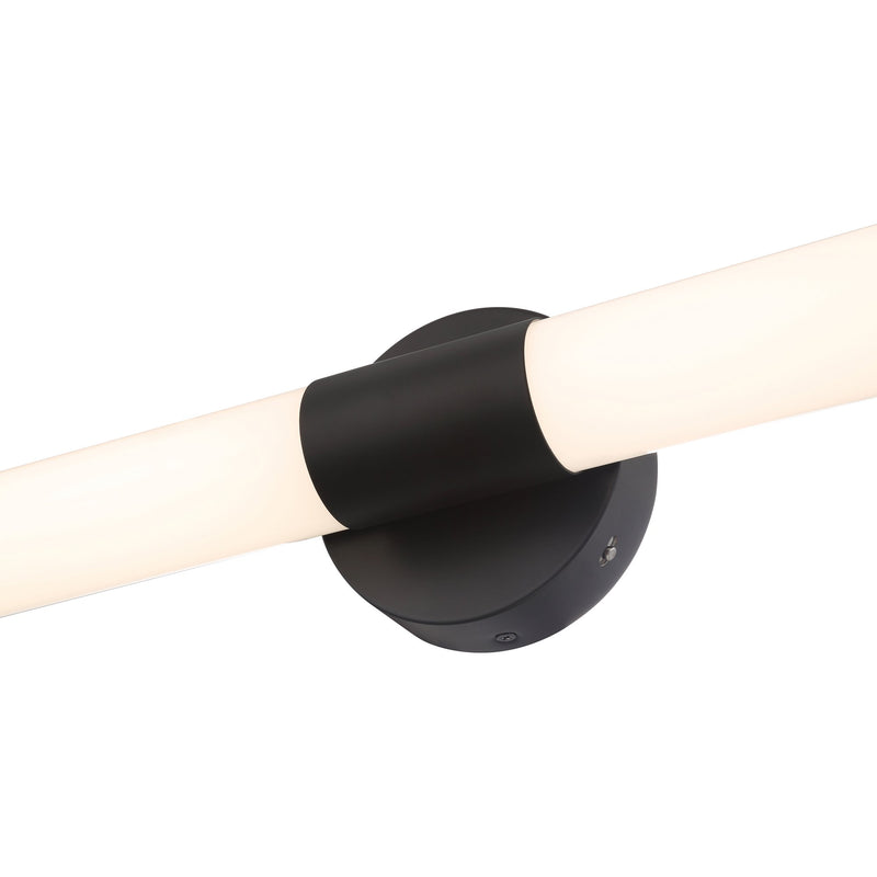 Retreat 18" LED Bath Vanity Light in Matte Black