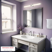 Retreat 36" LED Bath Vanity Light in Brushed Steel