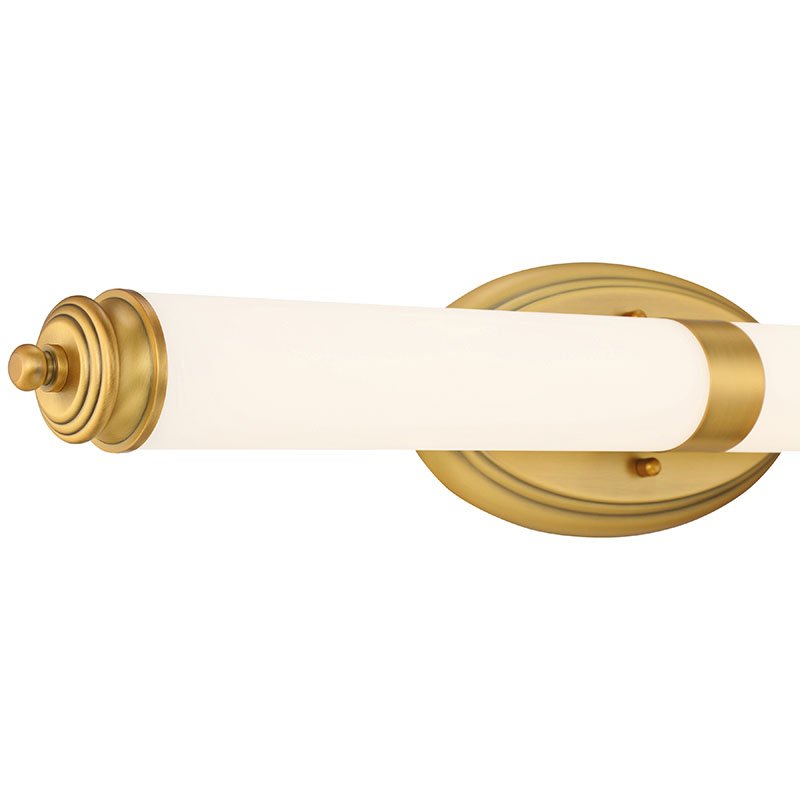 Madison 27.25" LED Bath Vanity Light in Brushed Gold