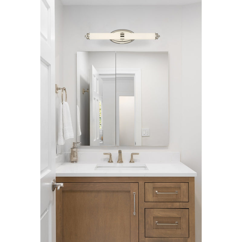 Madison 27.25" LED Bath Vanity Light in Chrome