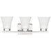 Bayfield Three Light Wall / Bath in Chrome