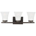Bayfield Three Light Wall / Bath in Bronze