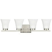 Bayfield 4-Light Bath Vanity Light in Brushed Nickel