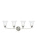 Metcalf Four Light Wall / Bath in Brushed Nickel