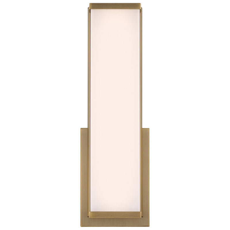 Citi Solo LED Bath Sconce in Antique Brushed Brass