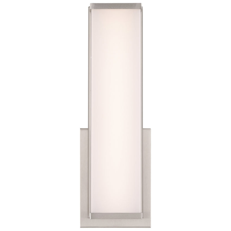 Citi Solo LED Bath Sconce in Brushed Steel