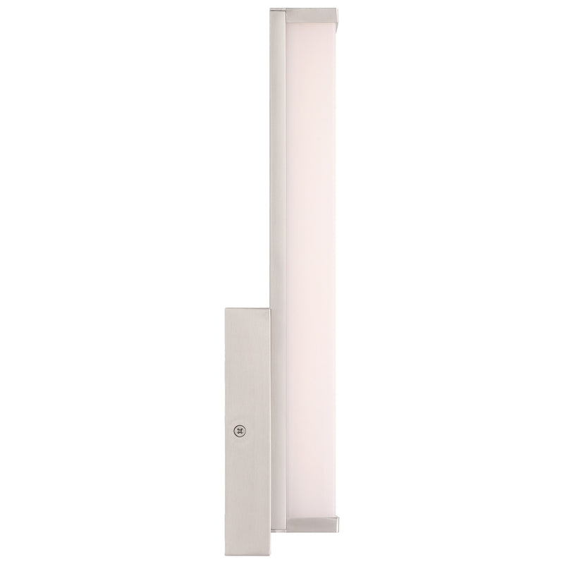 Citi Solo LED Bath Sconce in Brushed Steel