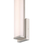 Citi Solo LED Bath Sconce in Brushed Steel