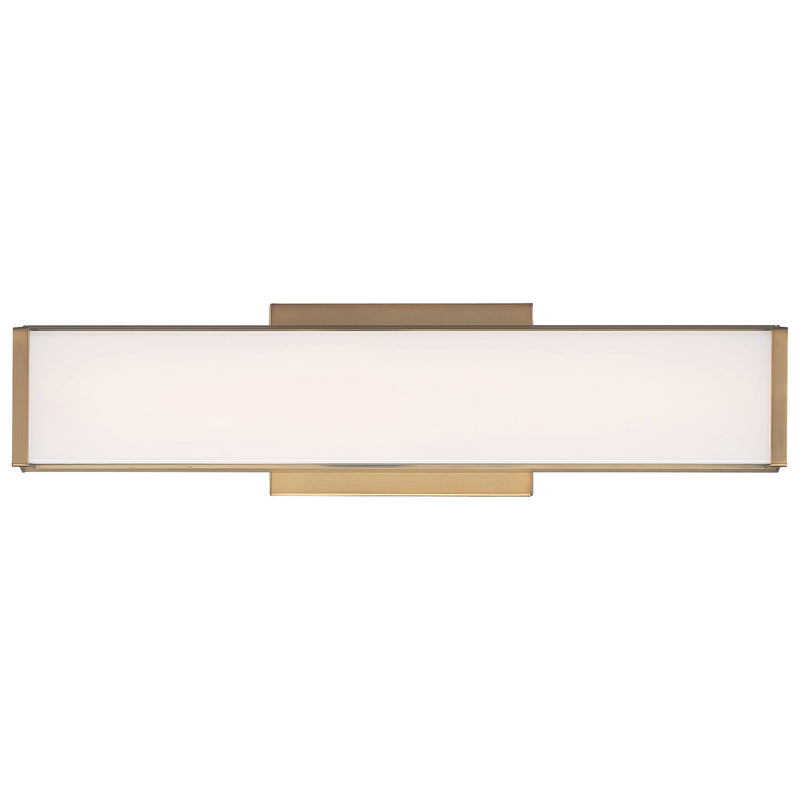 Citi 18" LED Bath Vanity Light in Antique Brushed Brass