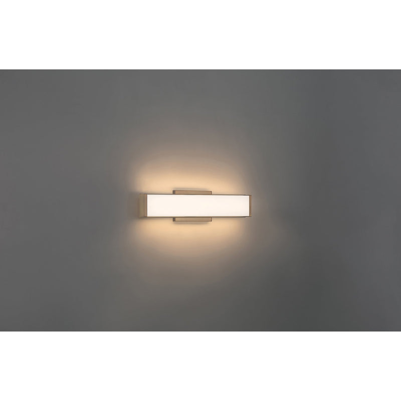 Citi 18" LED Bath Vanity Light in Antique Brushed Brass