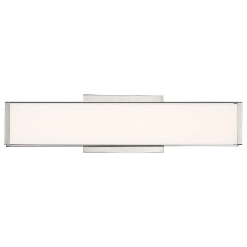Citi 18" LED Bath Vanity Light in Brushed Steel