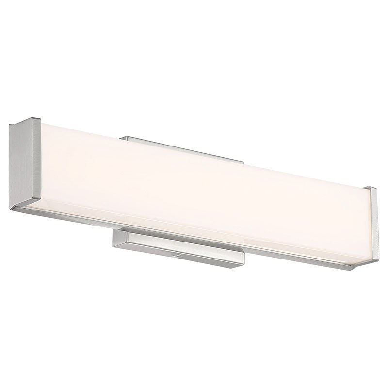 Citi 18" LED Bath Vanity Light in Brushed Steel