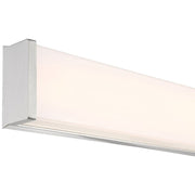 Citi 18" LED Bath Vanity Light in Brushed Steel