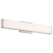 Citi 24.5" LED Bath Vanity Light in Brushed Steel