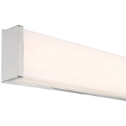 Citi 36.5" LED Bath Vanity Light in Brushed Steel