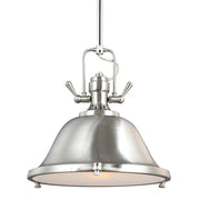 Stone Street Pendant in Brushed Nickel