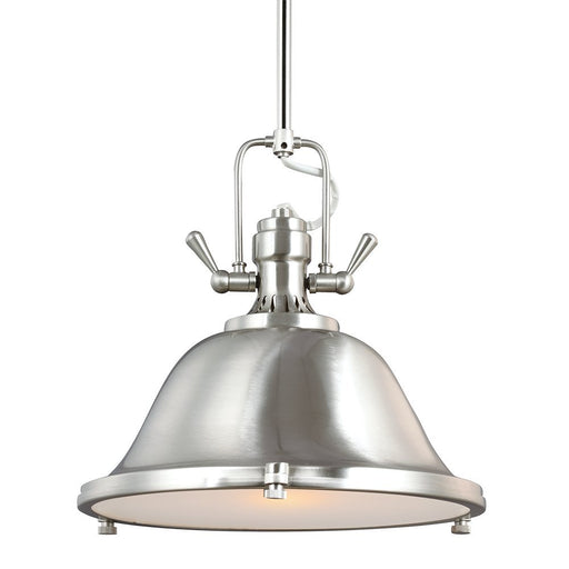 Stone Street Pendant in Brushed Nickel