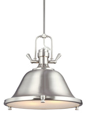 Stone Street 2-Light Pendant in Brushed Nickel