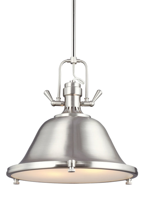 Stone Street 2-Light Pendant in Brushed Nickel