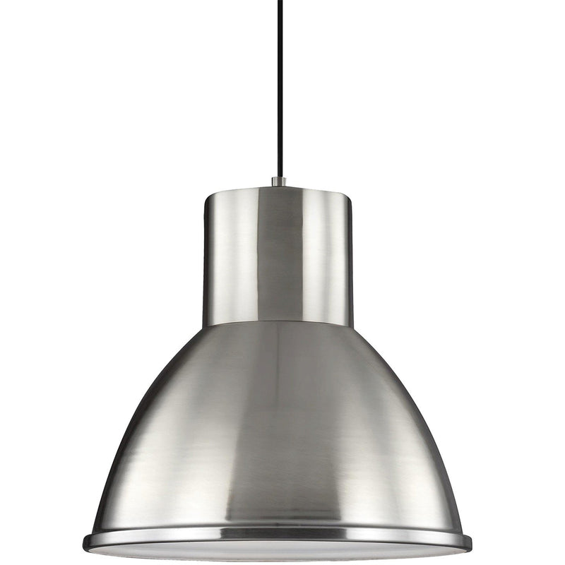 Division Street 15" Pendant in Brushed Nickel
