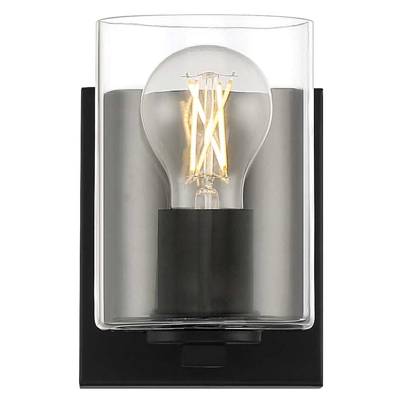 Oslo LED Bath Sconce in Matte Black
