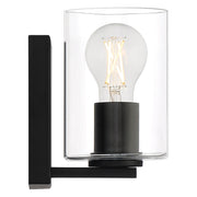 Oslo LED Bath Sconce in Matte Black