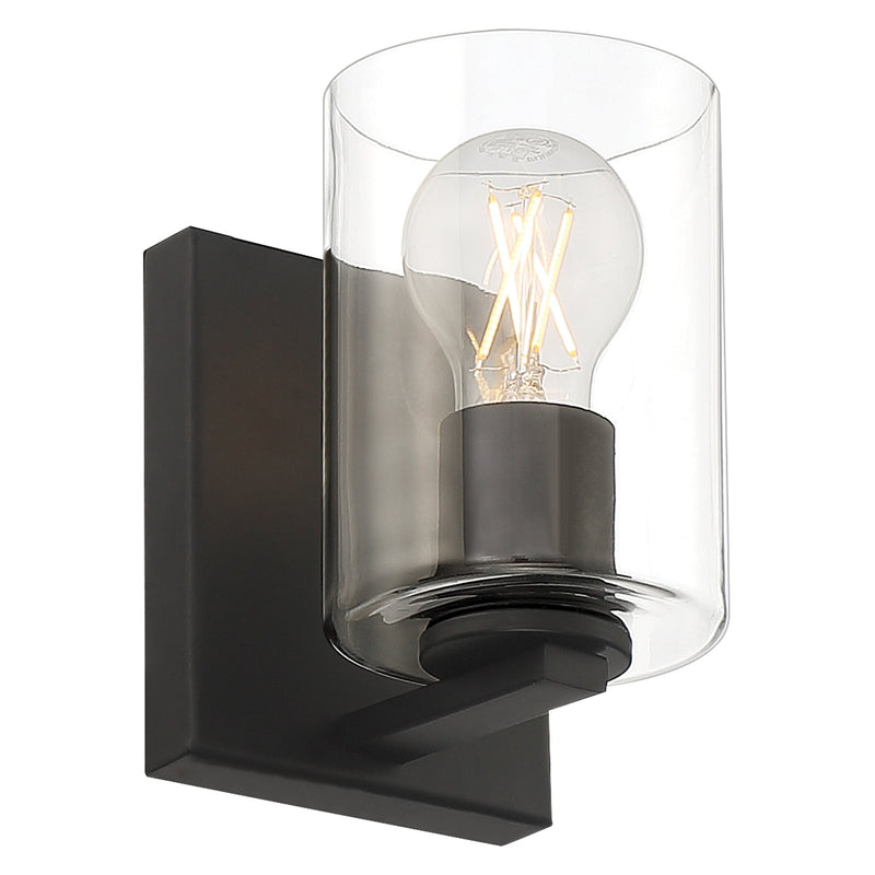 Oslo LED Bath Sconce in Matte Black