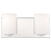 Oslo 2-Light LED Bath Vanity Light in Chrome