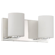 Oslo 2-Light LED Bath Vanity Light in Chrome
