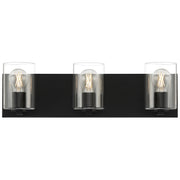 Oslo 3-Light LED Bath Vanity Light in Matte Black